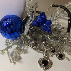 Similar to the Iconic Brighton, Silver Heart Necklace & Earrings Set, NWT